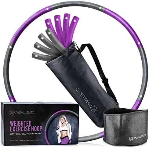 UNPARALLELED Adjustable Weighted Hula Hoop for Adults Weight Loss - Large Weighted Hula Hoops for... | Amazon (US)
