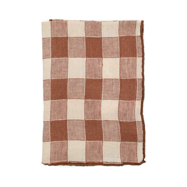 Gingham Napkin, Litchi | The Avenue
