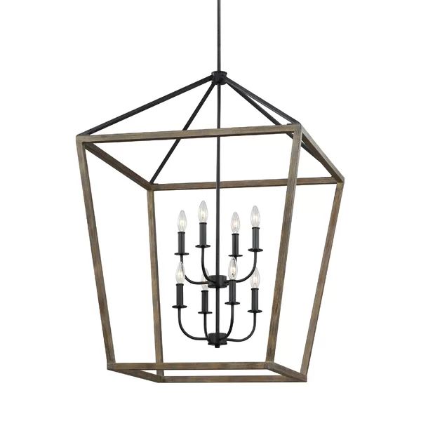 Natarsha 8 - Light Lantern Geometric Chandelier | Wayfair North America