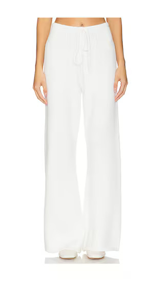 Maja Knit Pant in White | Revolve Clothing (Global)