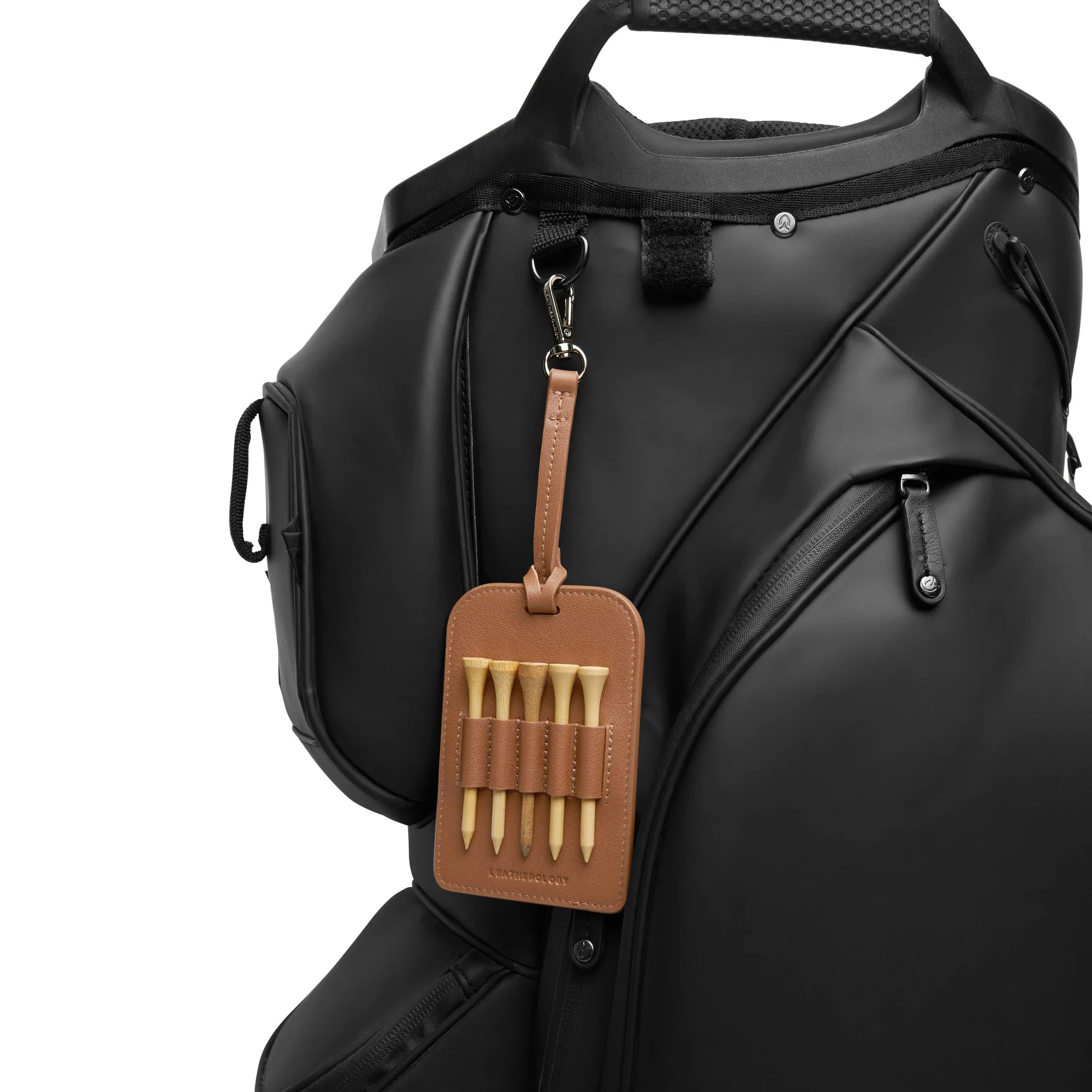 Golf Bag Tee Holder | Leatherology