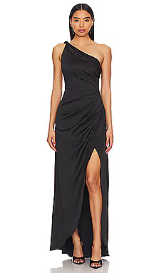 ELLIATT Biarritz Gown in Black from Revolve.com | Revolve Clothing (Global)
