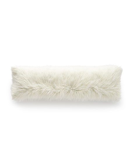 D.V. Kap Home Llama Faux-Fur Bolster Pillow | Horchow
