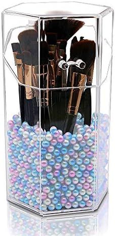 Beautypical Makeup Brush Holder with Free Pearls Dustproof Comestic Brushes Organizer Storage, He... | Amazon (US)