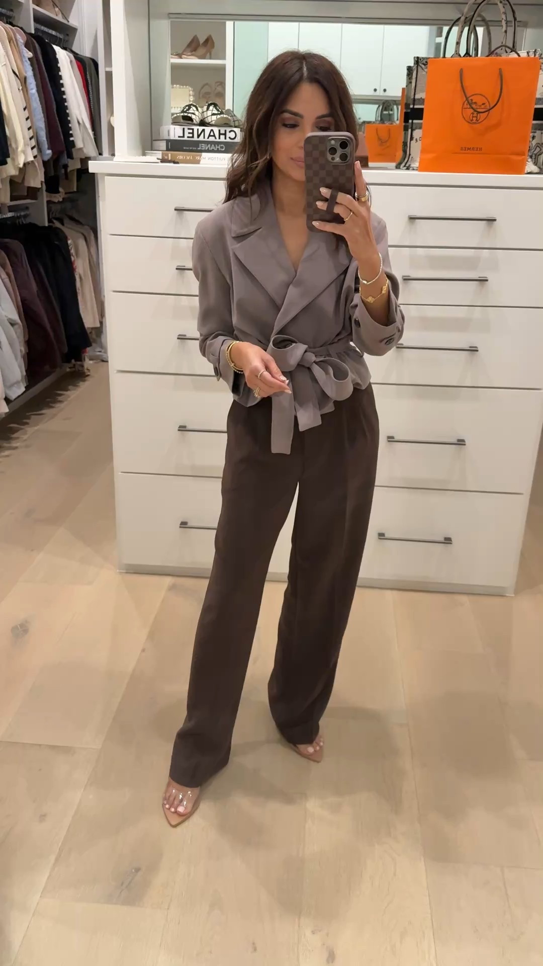 What I wore for the tv segment! I have an xs in the jacket and 0 short in my favorite trouser pants 

#LTKStyleTip #LTKPetite