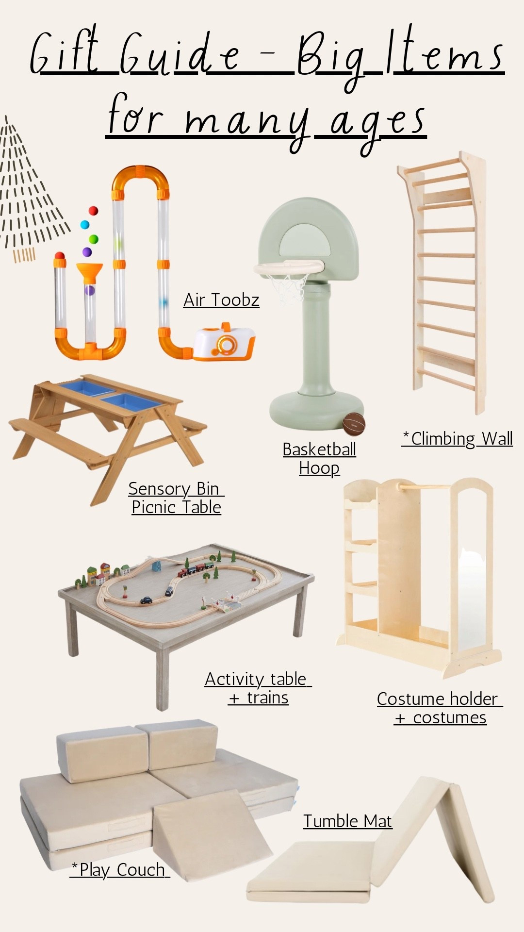 Gift guide - big items for many ages

#LTKKids #LTKGiftGuide #LTKHoliday