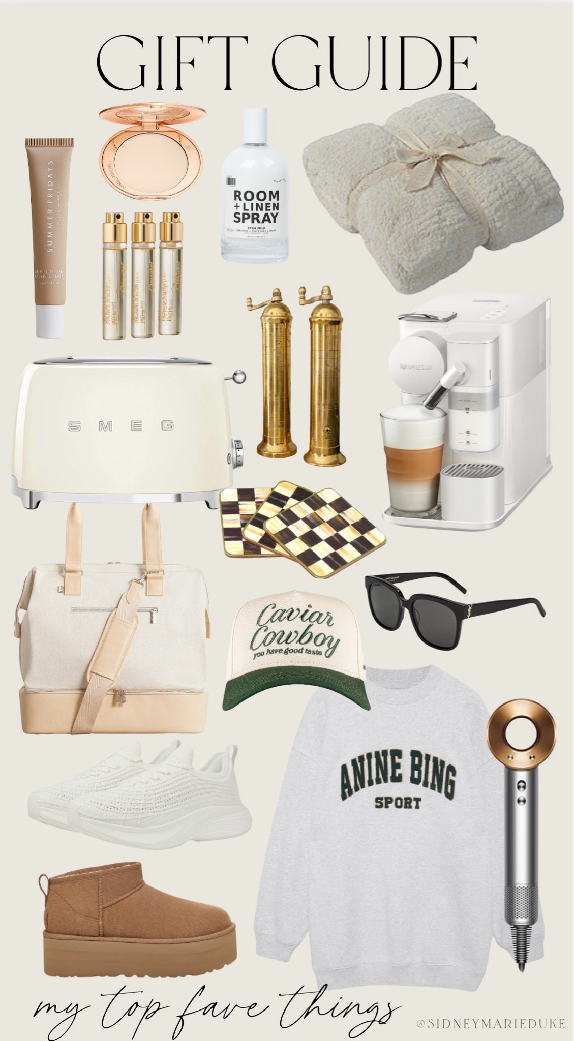 Gift guide for her - my top favorite things I have and use / wear all the time!! 🤍🌲

Top favorites gift guide
Home gifts
Beauty 
Must have gift ideas 

#LTKGiftGuide #LTKCyberWeek #LTKHoliday