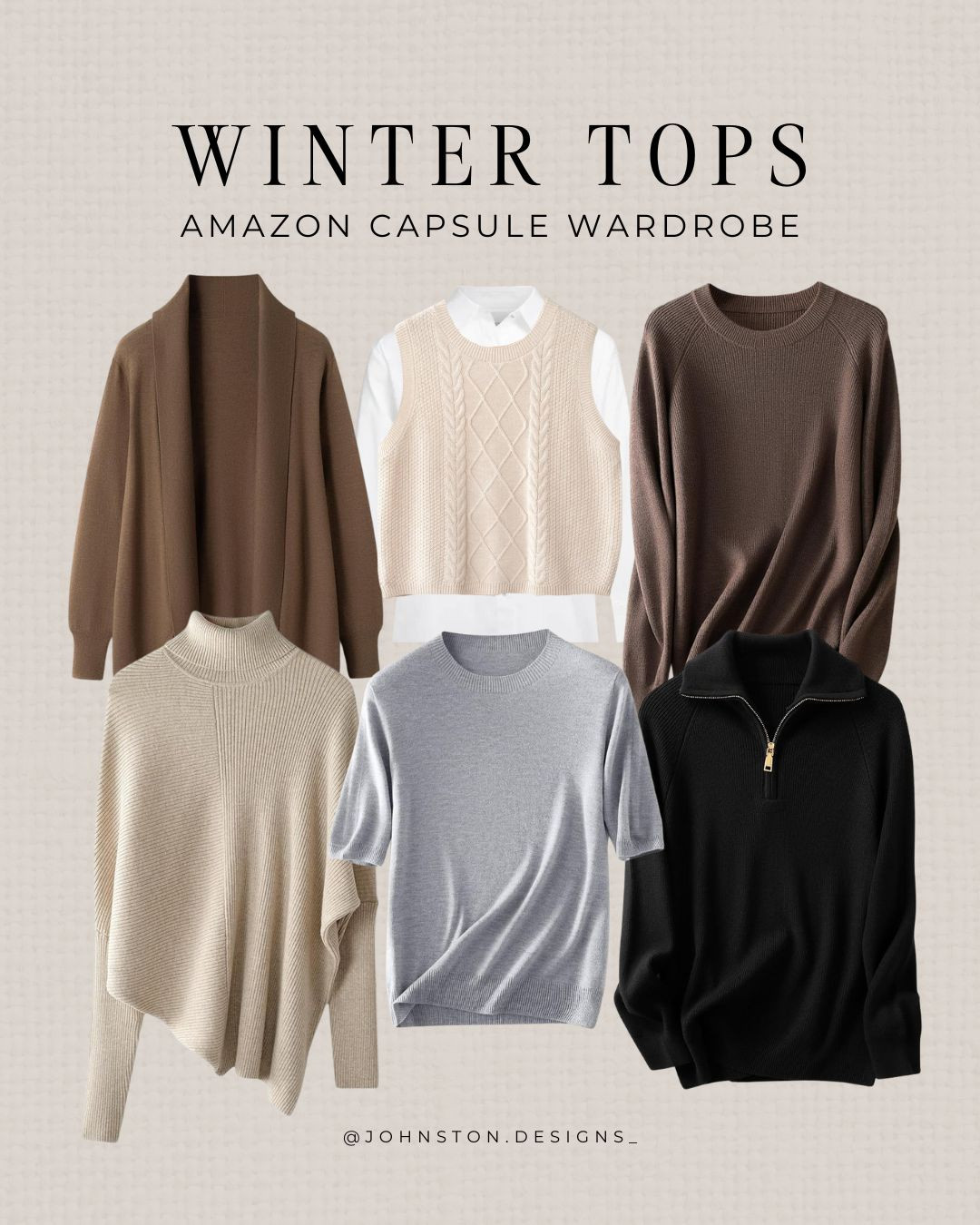 Stay cozy and stylish this winter with these winter sweaters all from Amazon! From oversized cardigans to chic turtlenecks, find your perfect fit. Winter style, capsule wardrobe, neutrals, multiple styles, style inspo, Amazon fashion. 

 #LTKootd #LTKSeasonal #LTKFindsUnder50