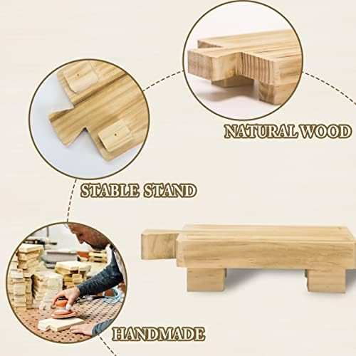 Aoipend Wood Pedestal Riser Soap Stand Display Tray Wooden Sink Tray for Kitchen Bathroom Counter De | Amazon (CA)