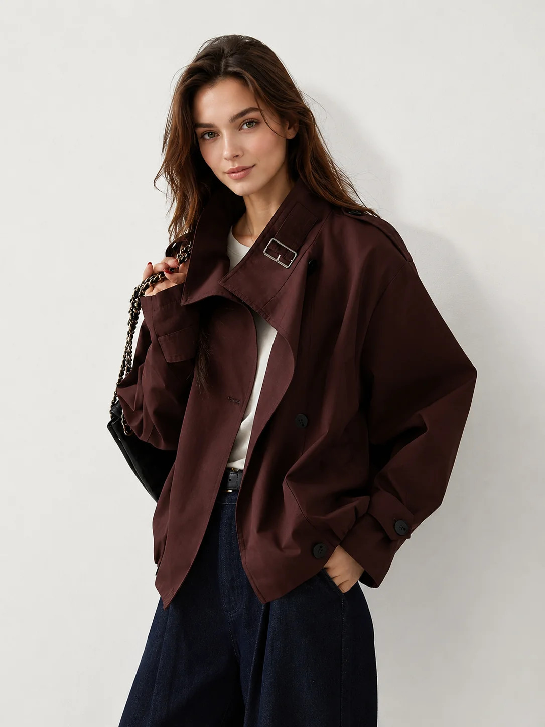 Vintage Loose Trench Coat | Commense