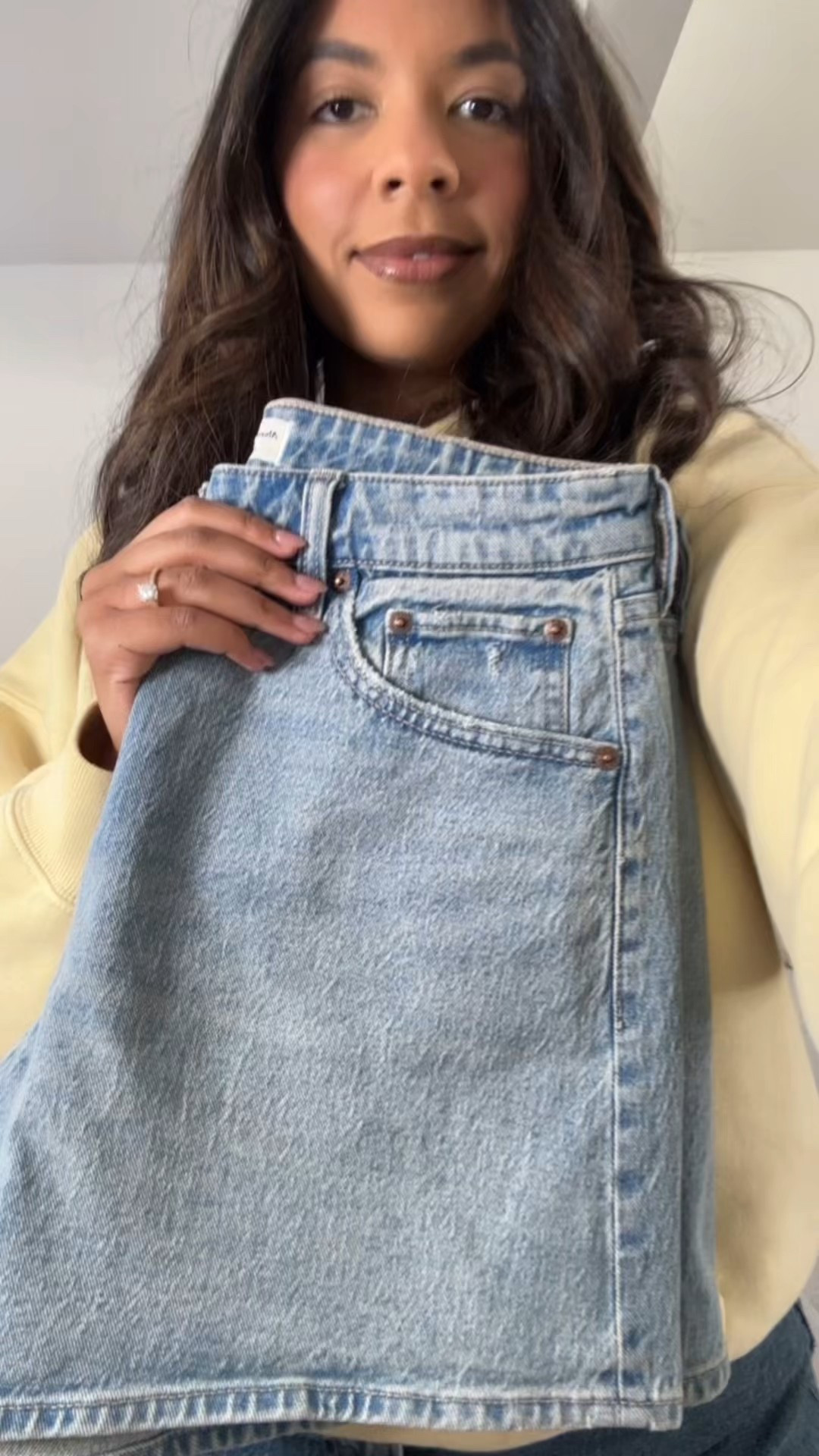 Size 6/8 midsize! Casual style- Abercrombie style! Use code denimaf wearing curve love 8/29 medium wash 

#LTKMidsize #LTKSaleAlert