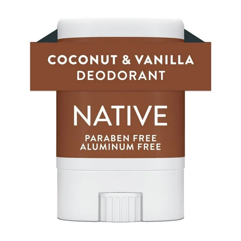 Native Deodorant, Aluminum Free, Coconut & Vanilla, for Women and Men, Travel Size 0.35 oz | Walmart (US)