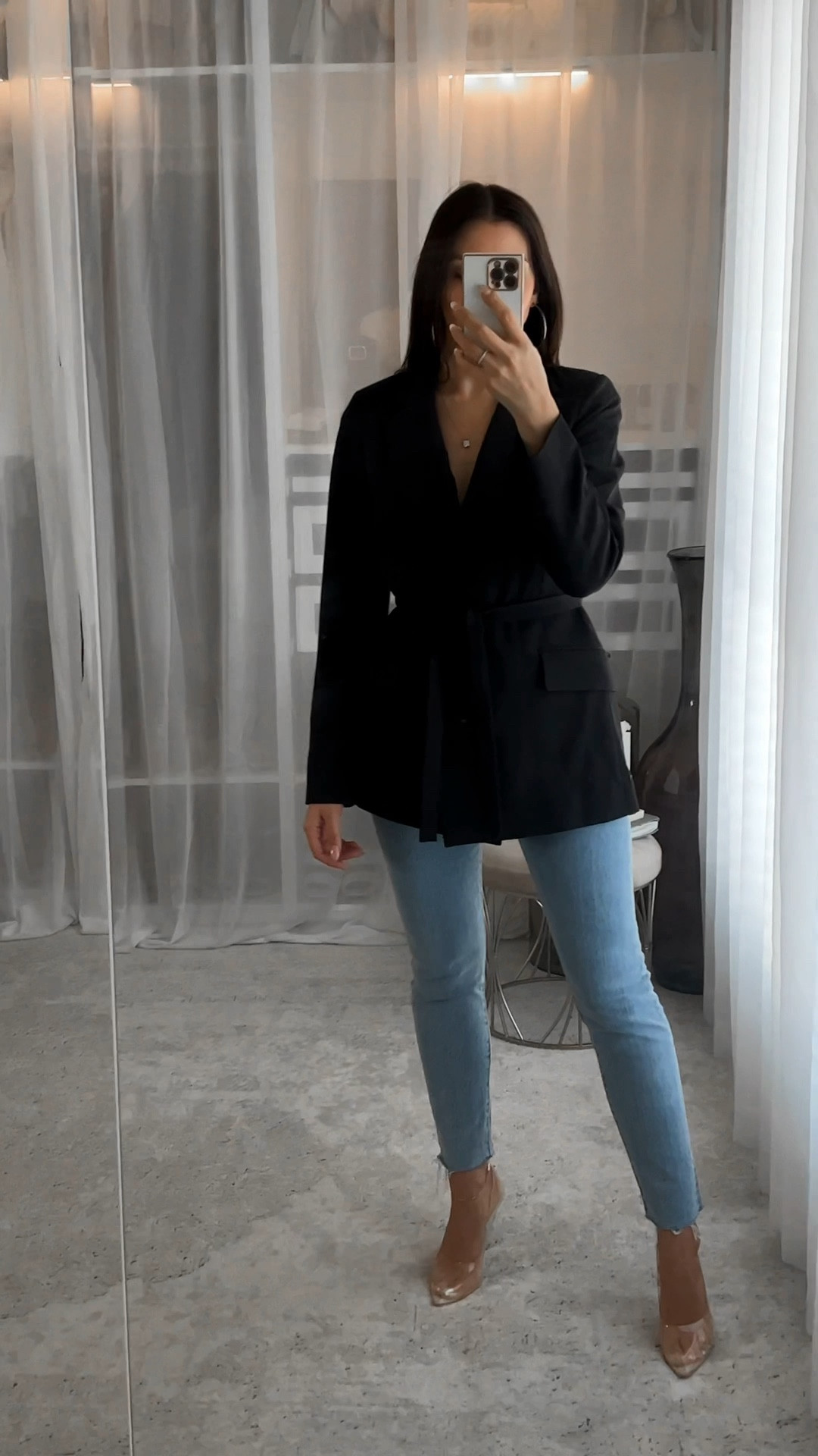 The Drop Women's Blake Long Blazer curated on LTK