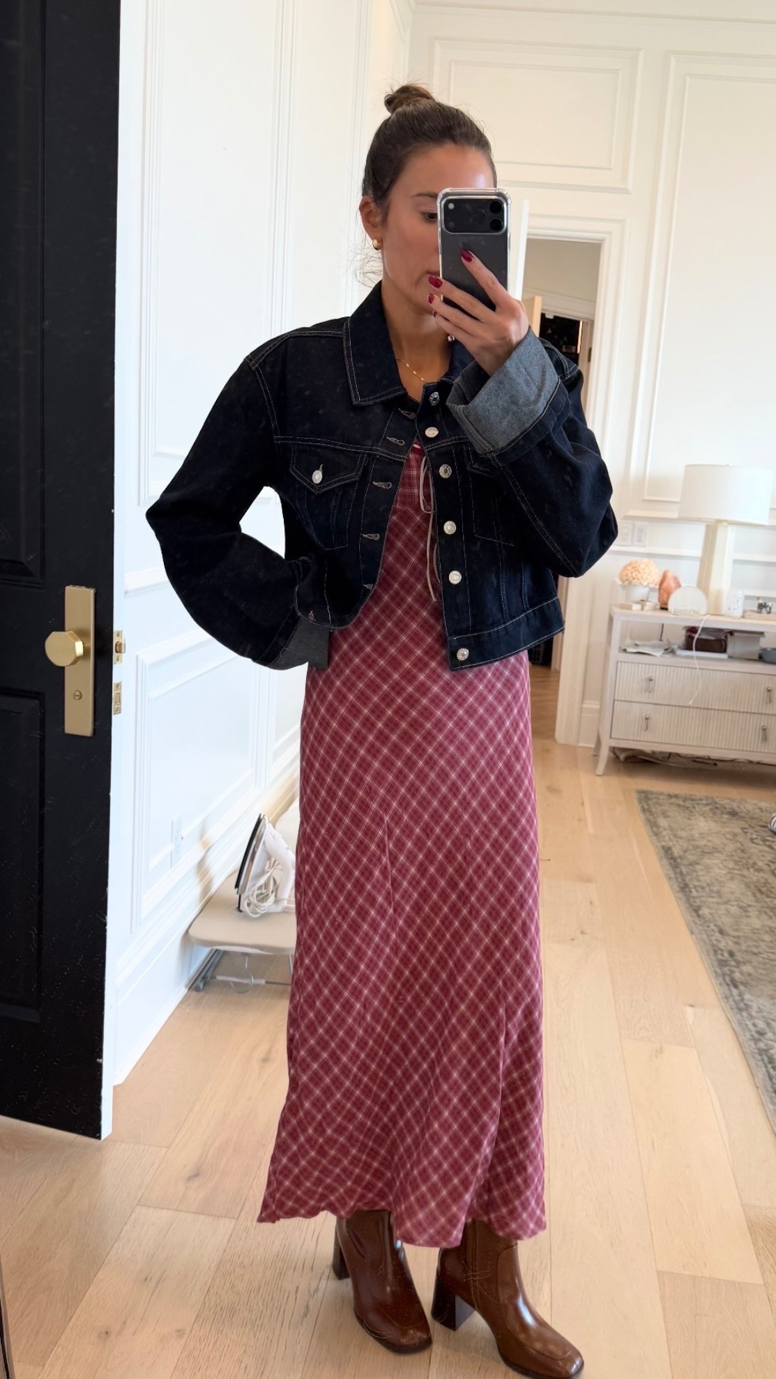 Fall outfit 〰️ new denim jacket and dress from @Walmart 🤩

Fall fashion, casual outfit, jean jacket, fall boots, fall dress, church outfit, mom outfit, workwear, Walmart fashion

#LTKootd #LTKgrwm #LTKSeasonal
