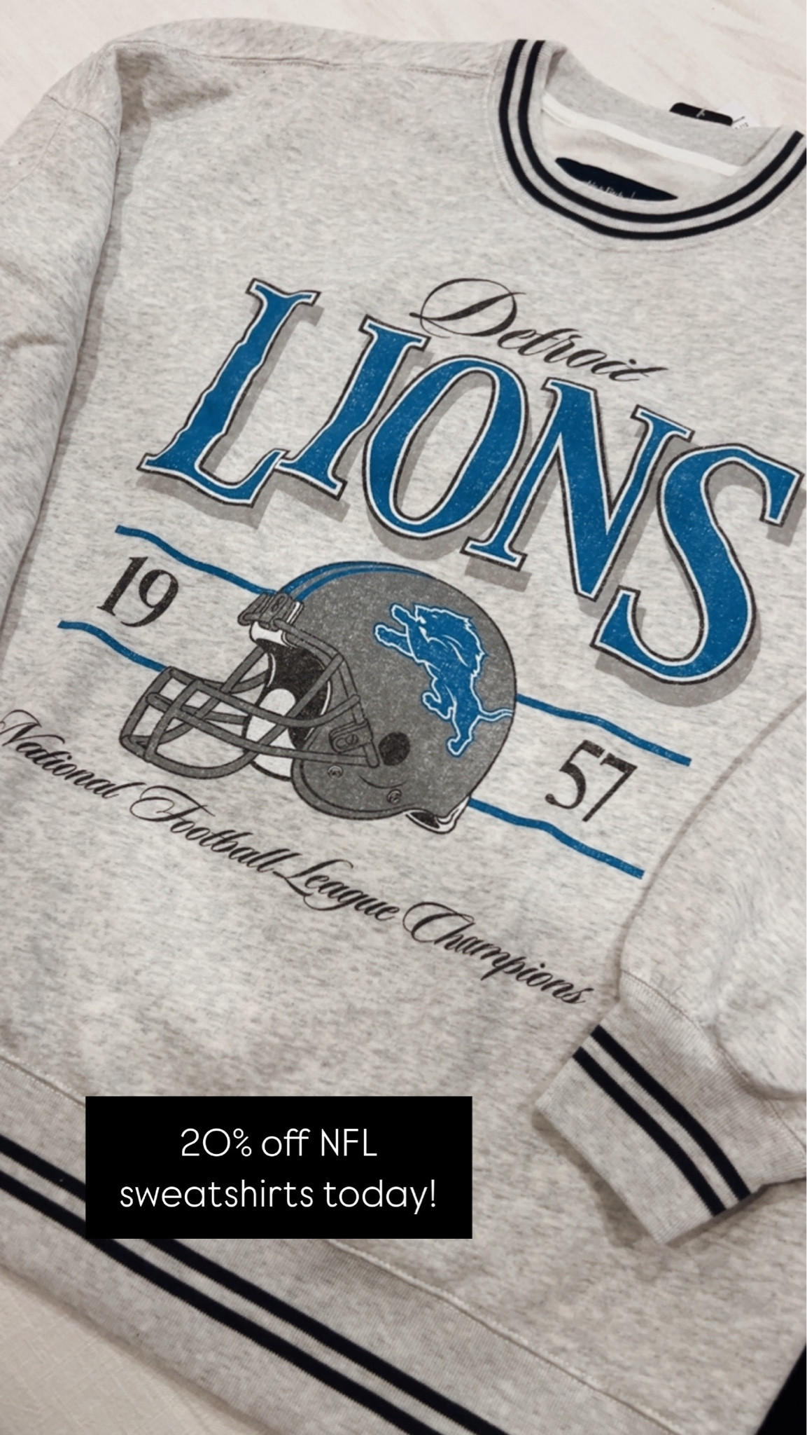 Football szn is here, grab your NFL sweatshirts for 20% off right now! 🏈

#LTKMens #LTKFindsUnder100 #LTKSaleAlert