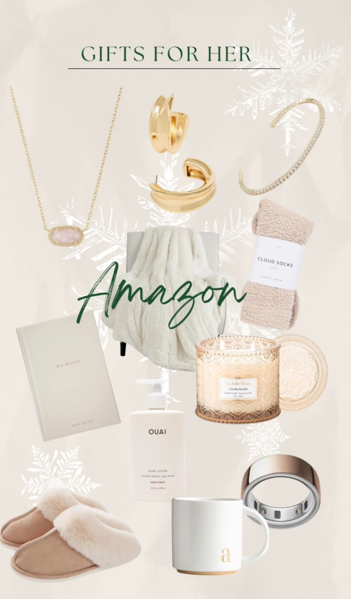 Gift ideas for the women in your life all from Amazon and some are on sale for Black Friday! Never seen the Oura ring so low! #giftsforher #amazon #amazongiftideas #giftguide #holidaygiftguide 

#LTKHoliday #LTKGiftGuide #LTKSaleAlert