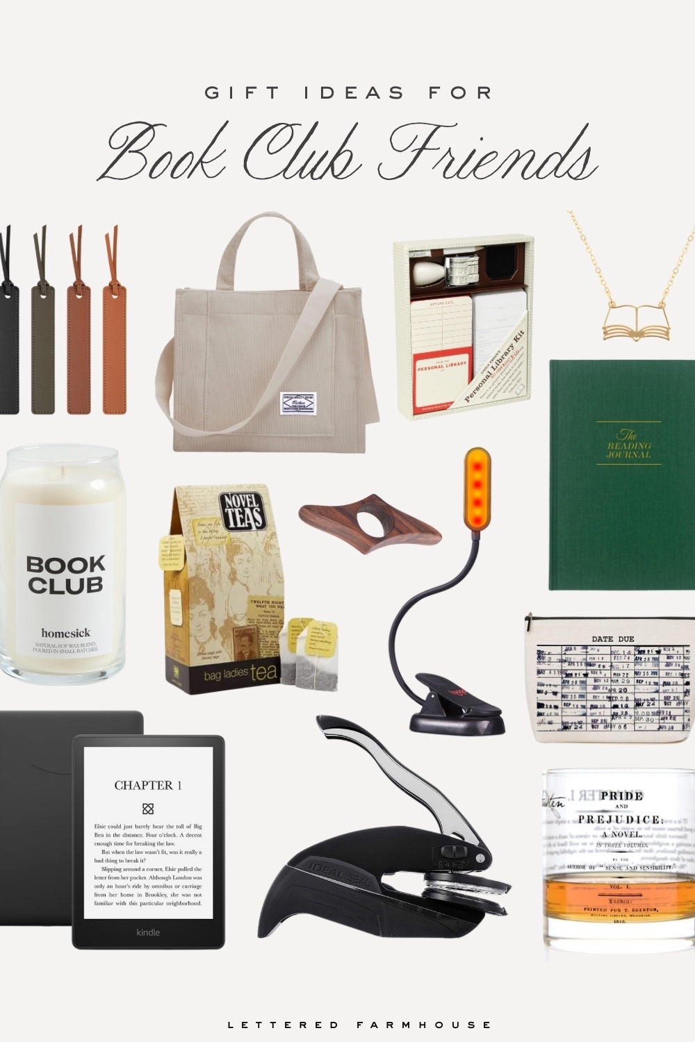 Looking for the perfect gift for your book club friends? This curated guide is full of cozy, clever, and thoughtful finds every reader will love. From reading journals and candles to bookish jewelry, tea, tote bags, and even a Kindle—these gifts are ideal for bookworms, literature lovers, and your favorite club friends. Perfect for birthdays, Christmas, or just-because surprises that make storytime even better.


book lover gifts, gifts for readers, book club gift ideas, gifts for bookworms, unique gifts for her, thoughtful gifts for friends, reading essentials, book lover accessories, cozy reader gifts, Christmas gifts for book lovers.

Follow my LTK @LetteredFarmhouse on the @shop.LTK app to view this post and get my exclusive app-only content!

#liketkit #LTKGiftGuide #LTKTravel #LTKFindsUnder50
@shop.ltk
https://liketk.it/5qgu6

#LTKGiftGuide #LTKHome #LTKHoliday