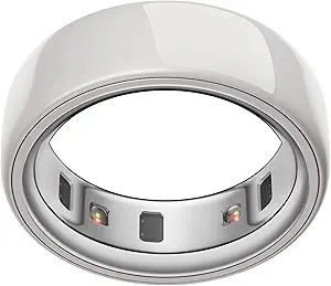 Oura Ring 4 Ceramic - Cloud - Size 8 - Size Before You Buy | Amazon (US)