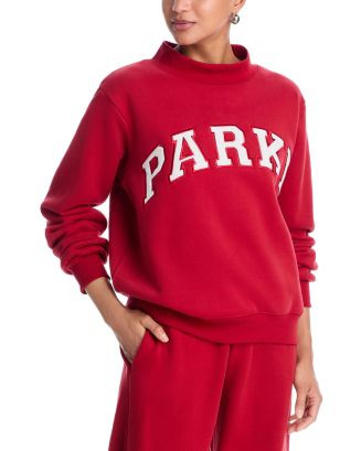 Crimson White Varsity Mock Neck Sweatshirt | Bloomingdale's (AU)