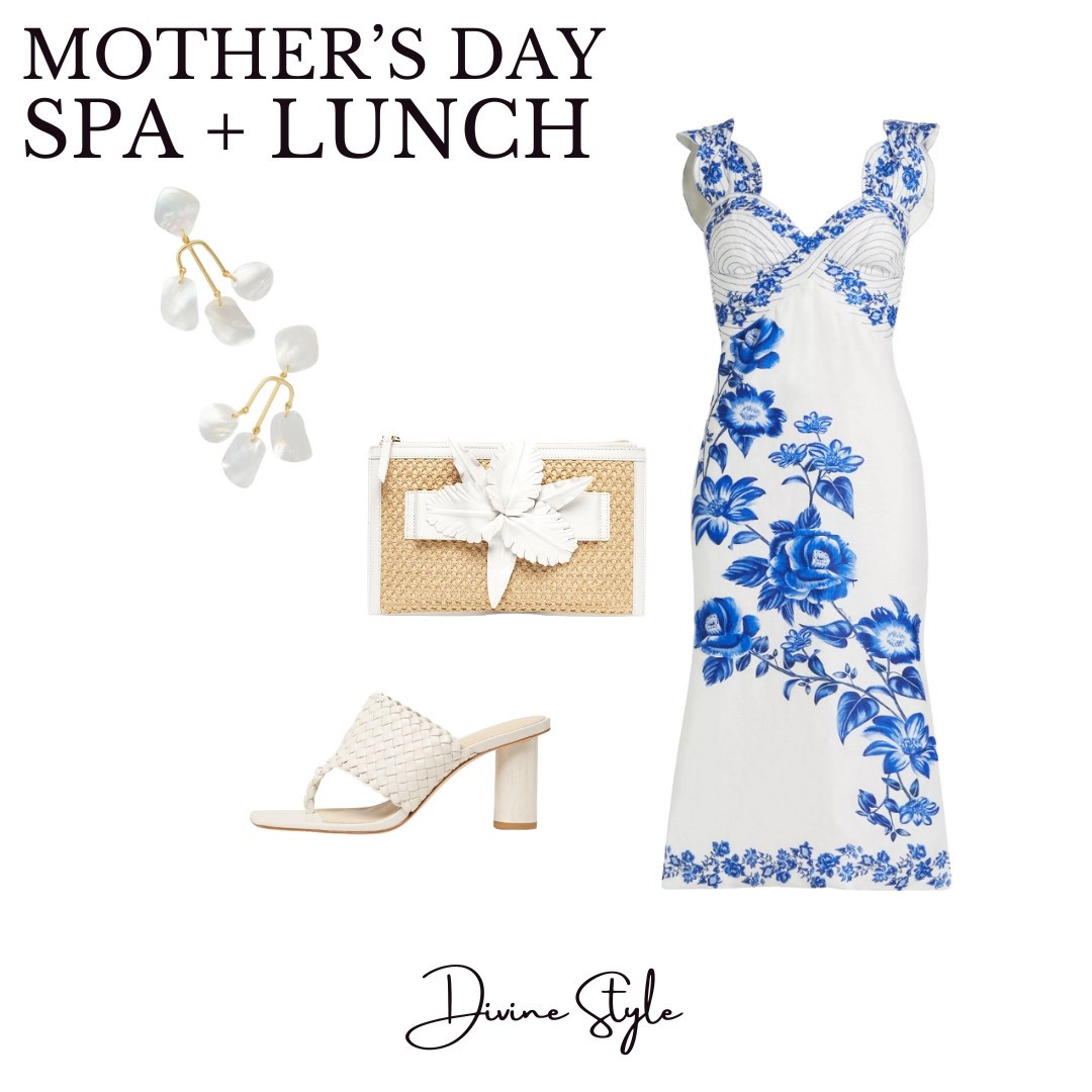 Mother’s Day outfit for a spa day with lunch or to wear for a picnic (or whatever you do). This linen sundress with side slit is easy to wear but looks elevated fit day tonight. Pair with this fabulous floral embellished straw clutch and sandals. Dress fits true to size.

#LTKSeasonal #LTKShoeCrush #LTKSaleAlert