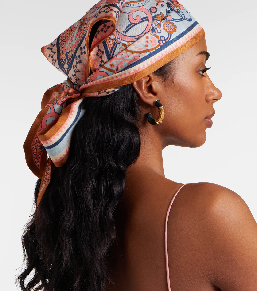 Printed silk head wrap | Mytheresa (UK)