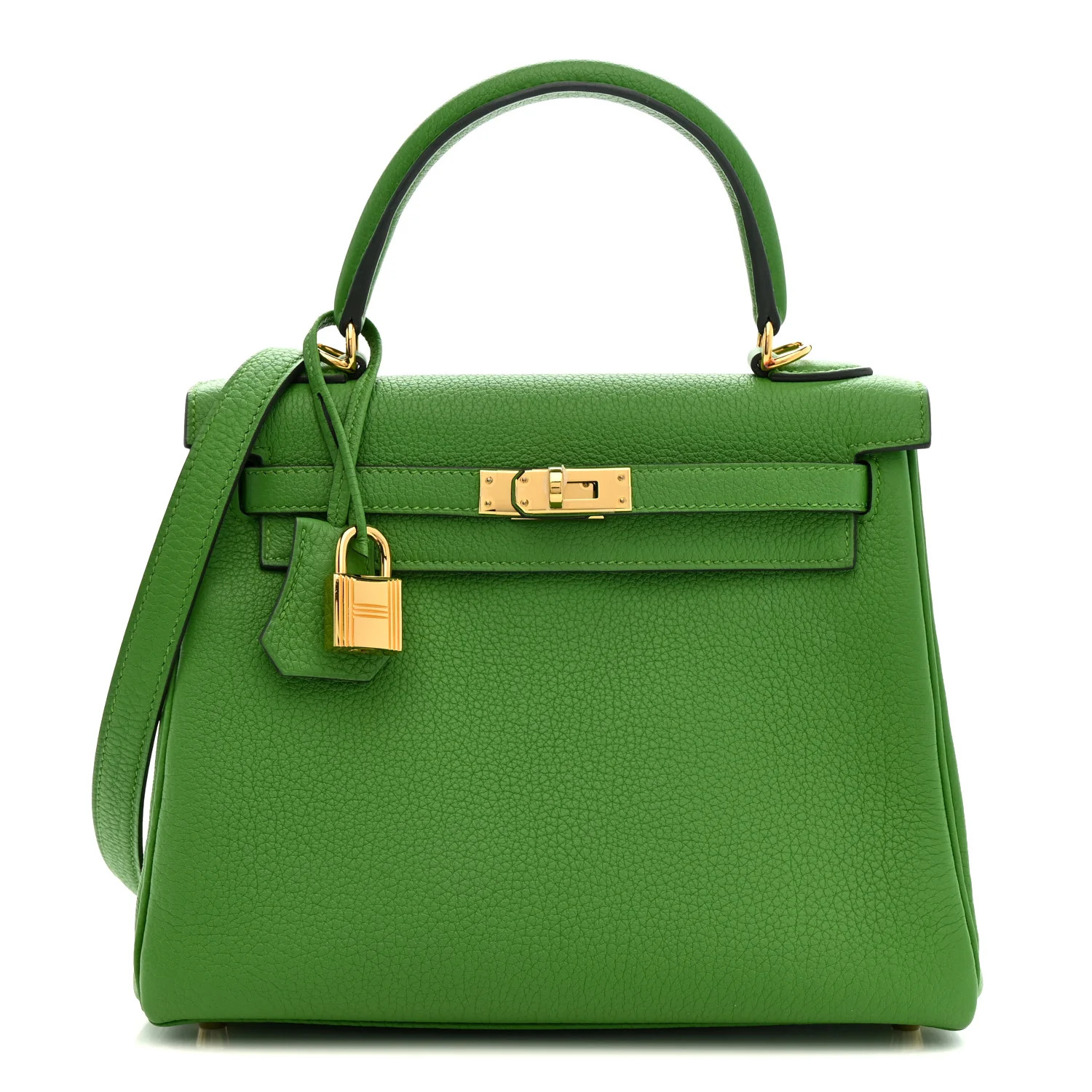 Togo Kelly Retourne 25 Vert Yucca | FASHIONPHILE (US)