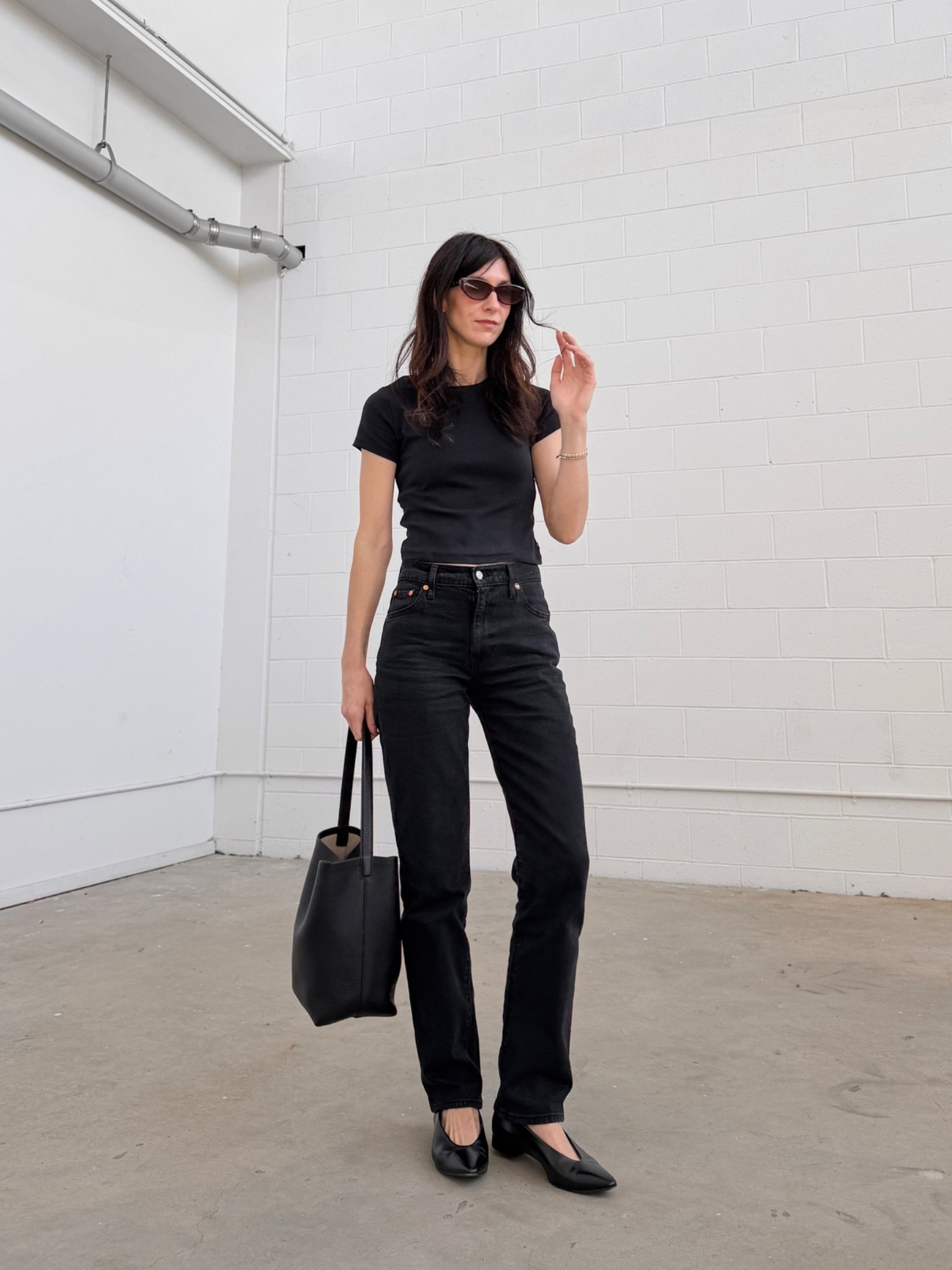 A simple tee + jeans = the most elite combo, as you can transform it with a few minor tweaks. Styled here minimally for an everyday look…

Wearing tee in size S and jeans in size 26/30

#LTKaustralia #LTKjeans