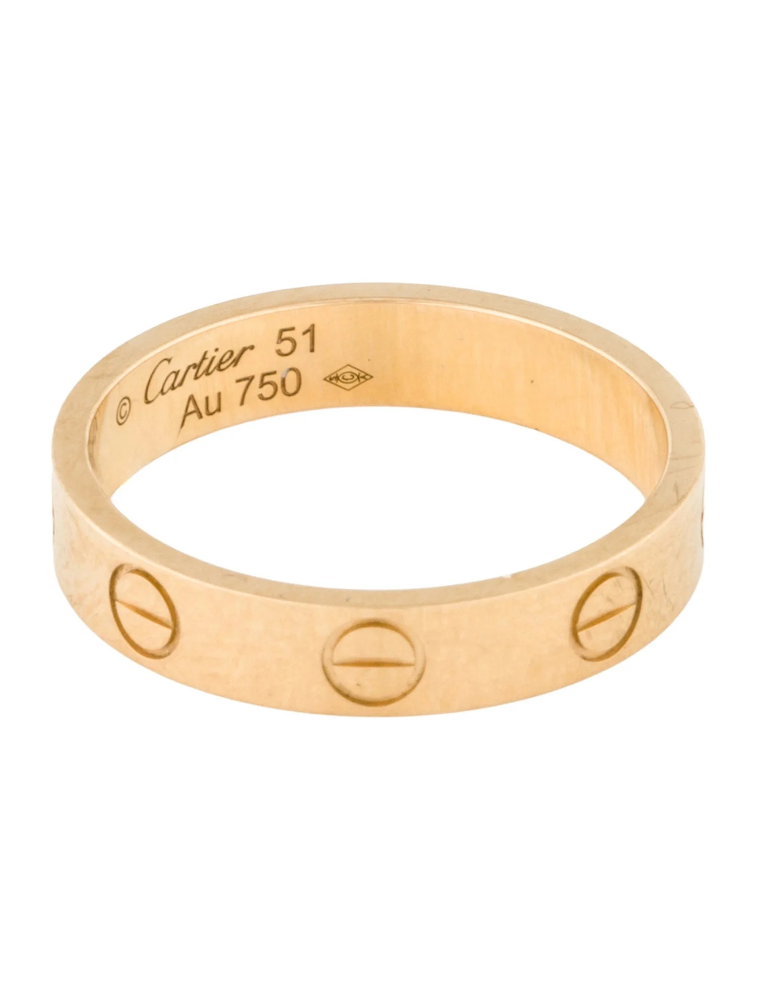 Cartier LOVE Ring, Small Model - Band, Rings - CRT144957 | The RealReal | The RealReal