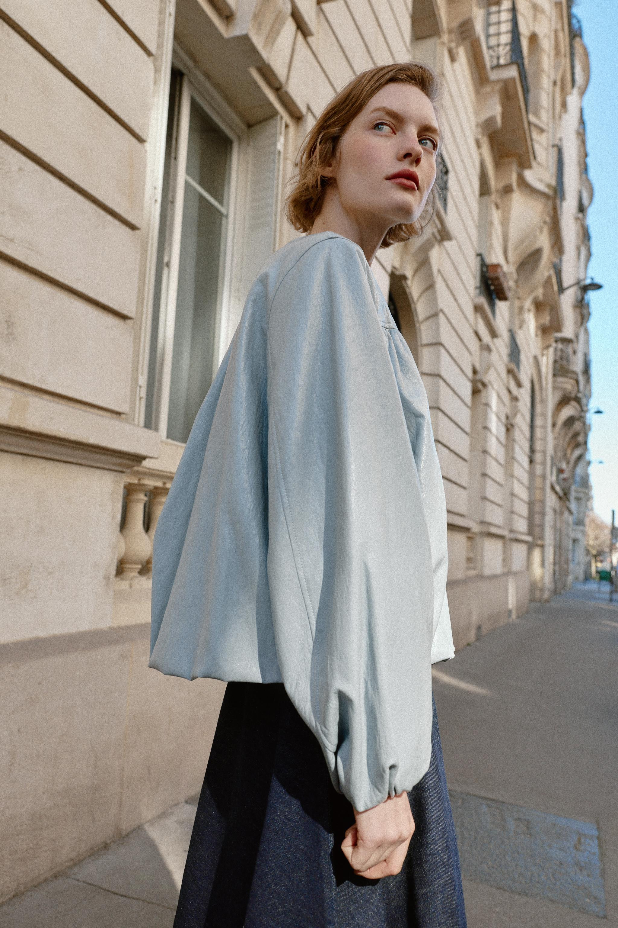 LEATHER EFFECT PUFFER JACKET | Zara AU