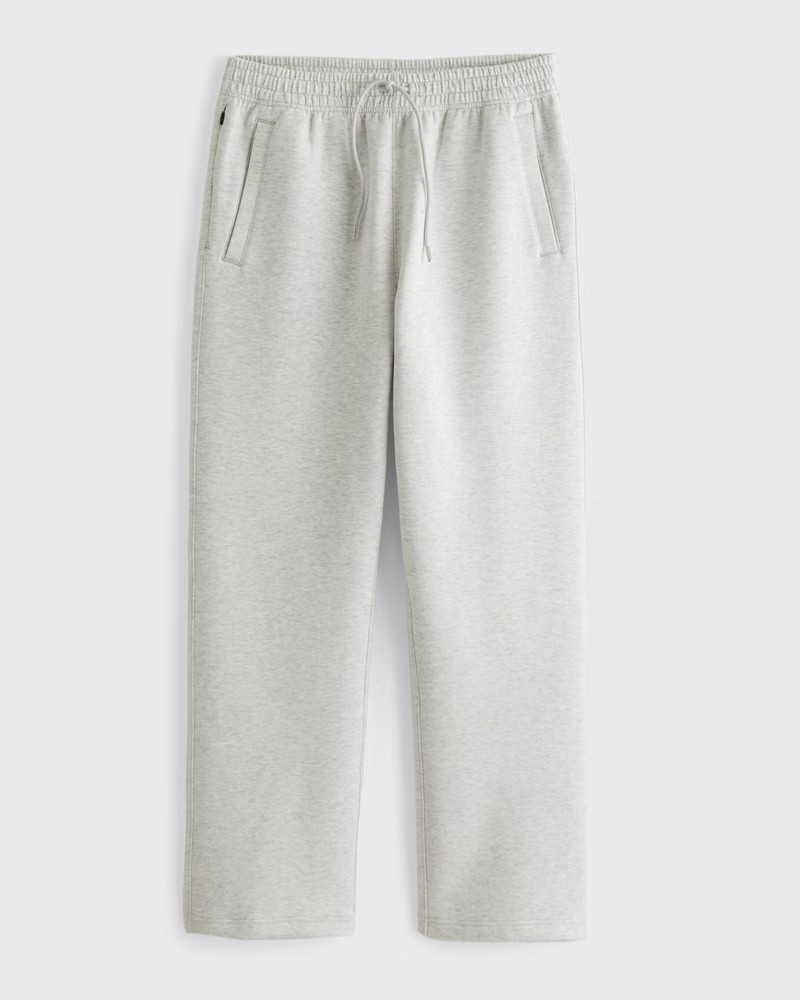 Abercrombie & Fitch Men's YPB neoKNIT MAX Relaxed Straight Bottom in Light Heather Gray - Size XXL | Abercrombie & Fitch (US)