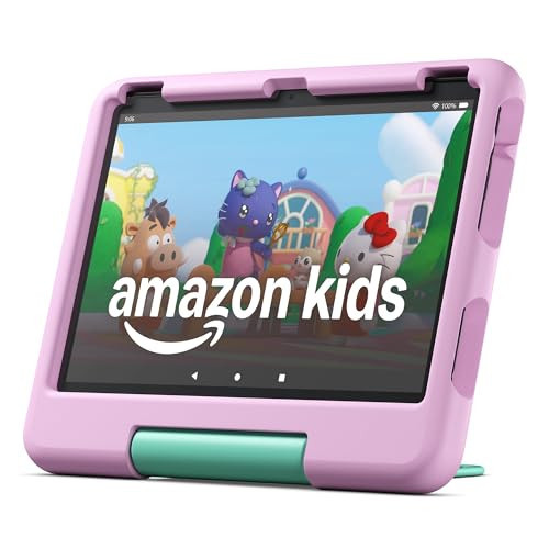 Amazon Fire HD 10 Kids tablet (newest model) ages 3-7 | Bright 10.1" HD screen with included ad-free and exclusive content, robust parental controls, 13-hr battery, 32 GB, Pink | Amazon (US)