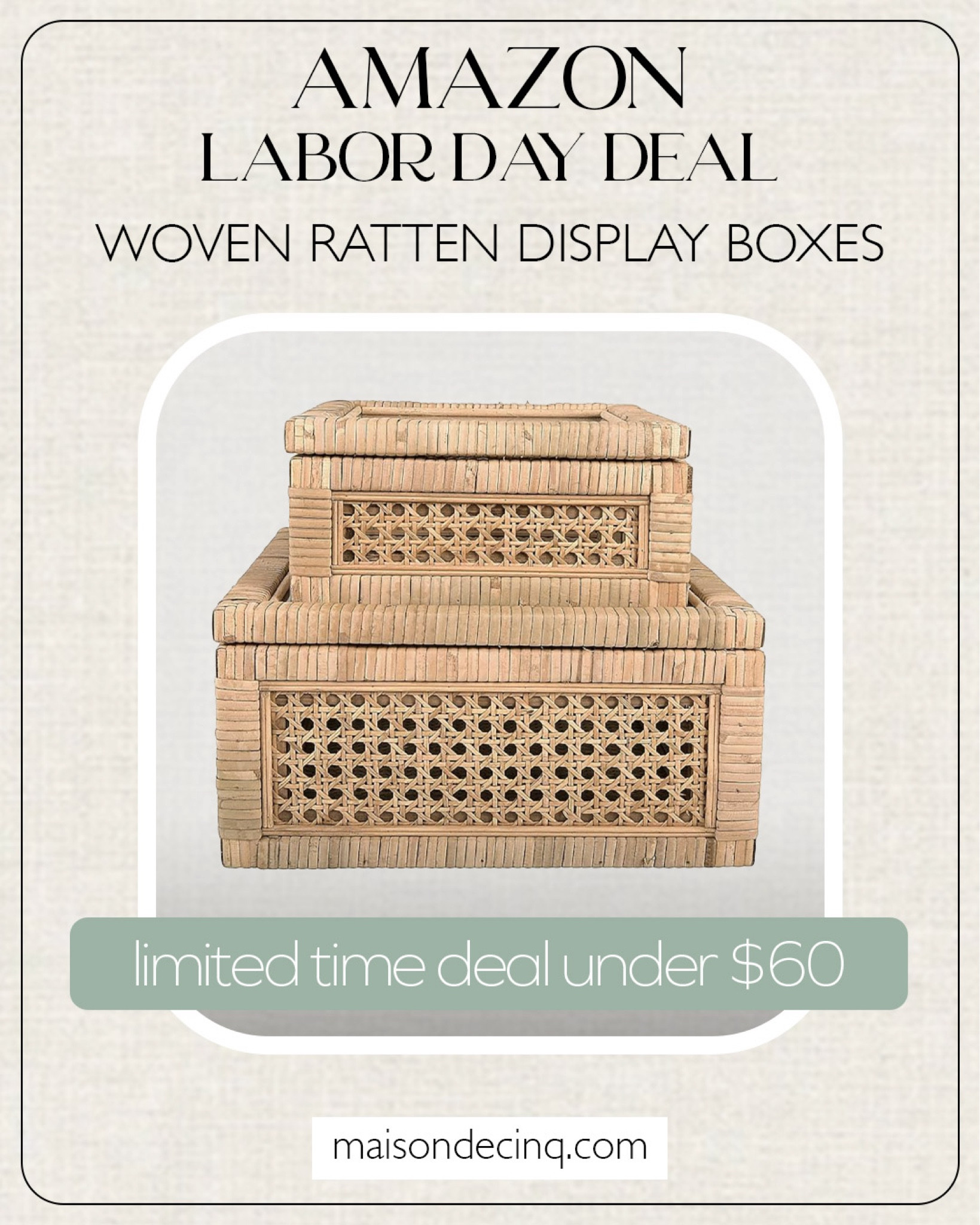 These boxes are a styling essential and on sale for Labor Day!

Amazon finds, home decor, coffee table decor, shelf styling 

#LTKSaleAlert #LTKHome