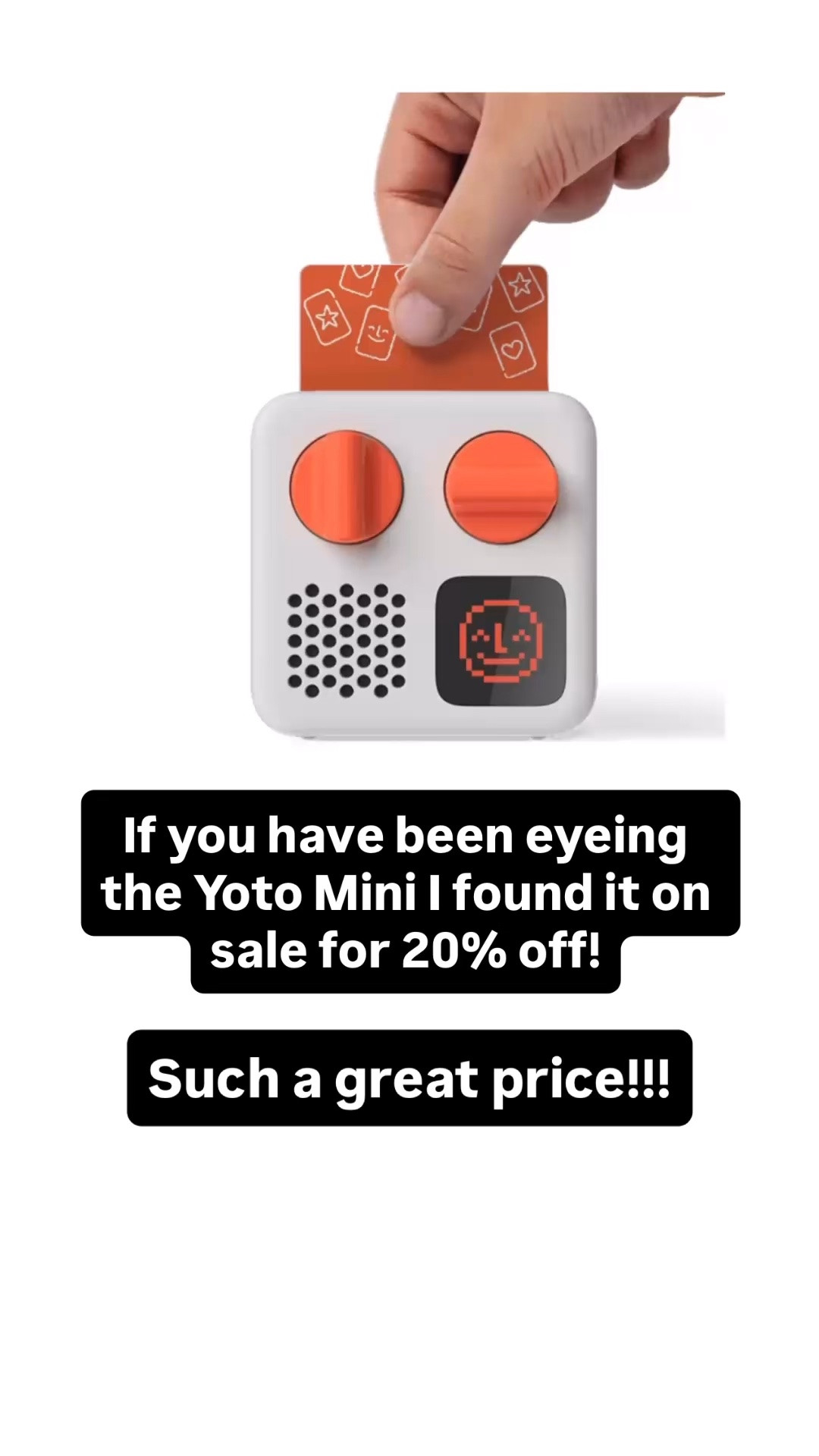 I found the Yoto Mini on sale for 20% off!

#LTKKids #LTKSaleAlert
