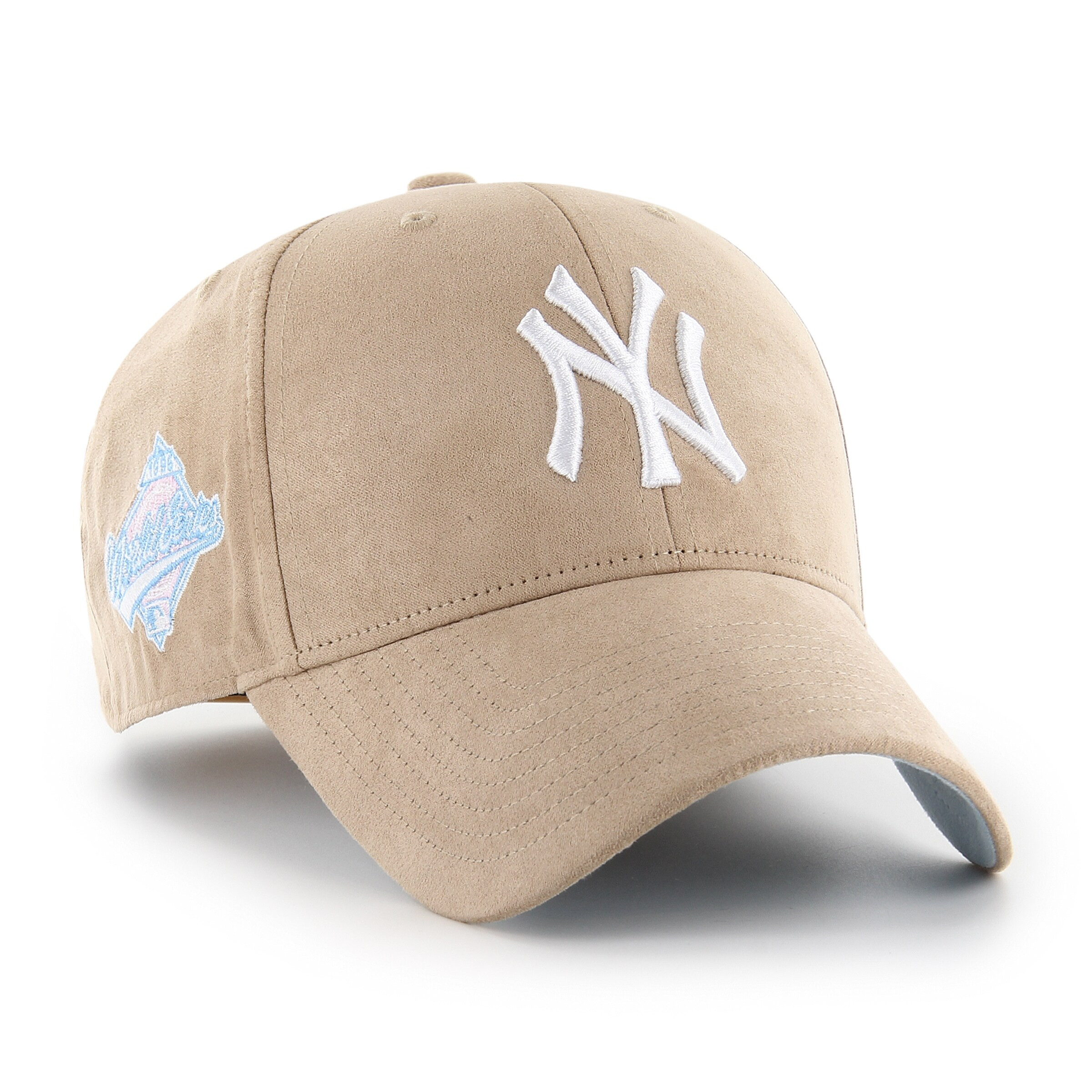 Men's '47 Khaki New York Yankees Ultra Suede MVP Adjustable Hat | Fanatics