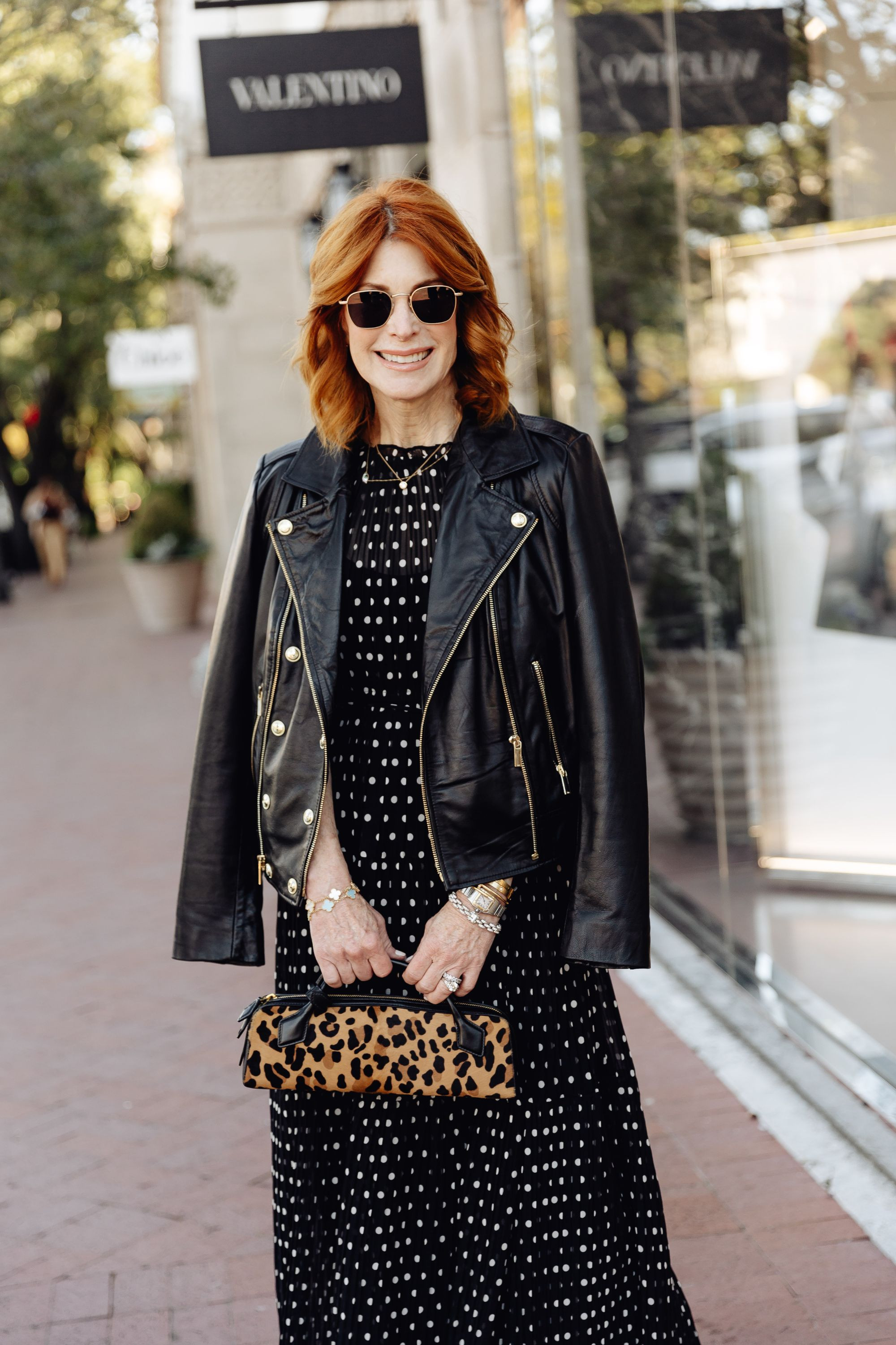 Mixing dots with leather and leopard...because rules are overrated! 🐆🖤 #womenover50 #agelessstyle

 

#LTKSeasonal #LTKOver40 #LTKWorkwear