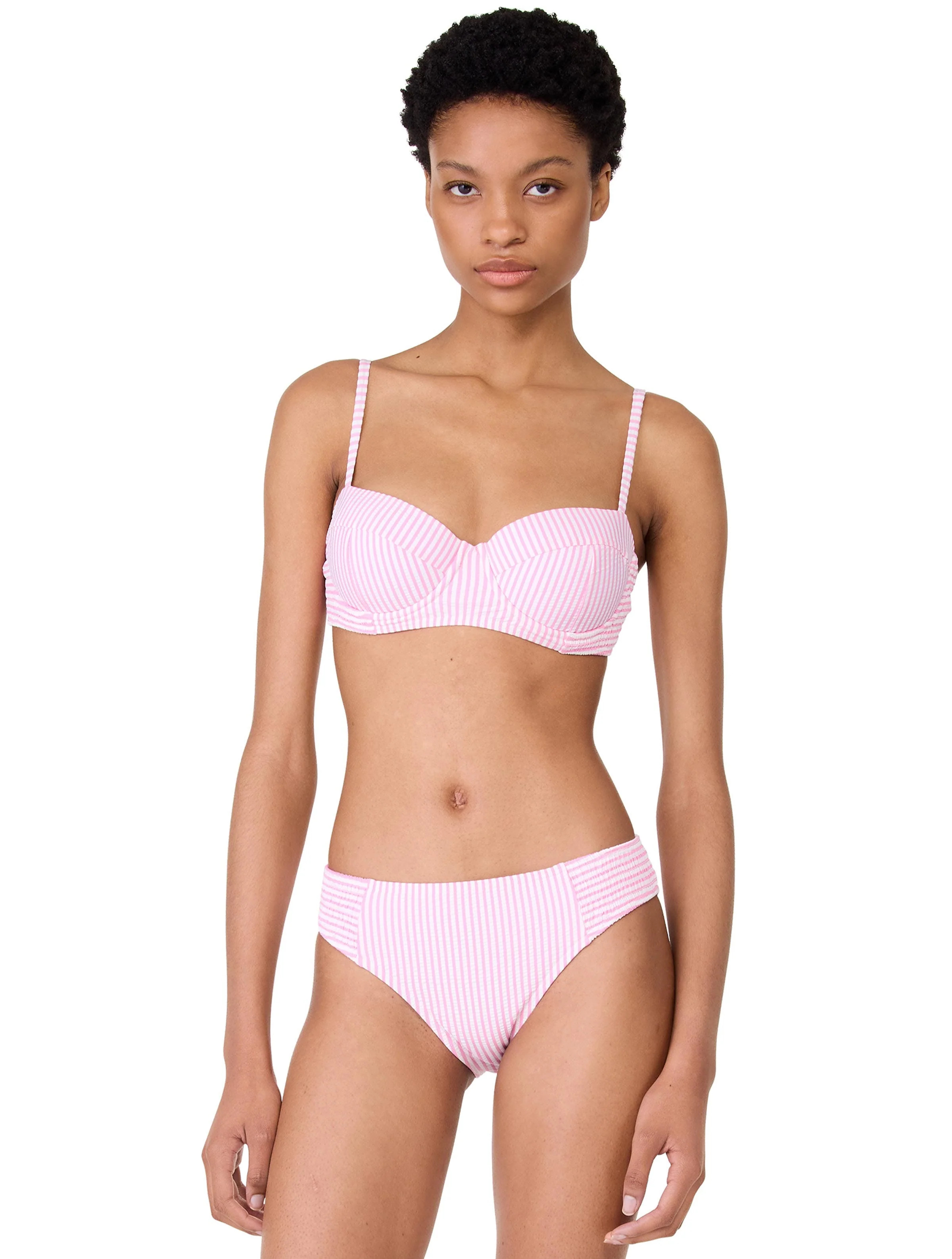 Kate Spade Smocked Underwire Bikini Top - Tide Stripe | Beach2Ocean