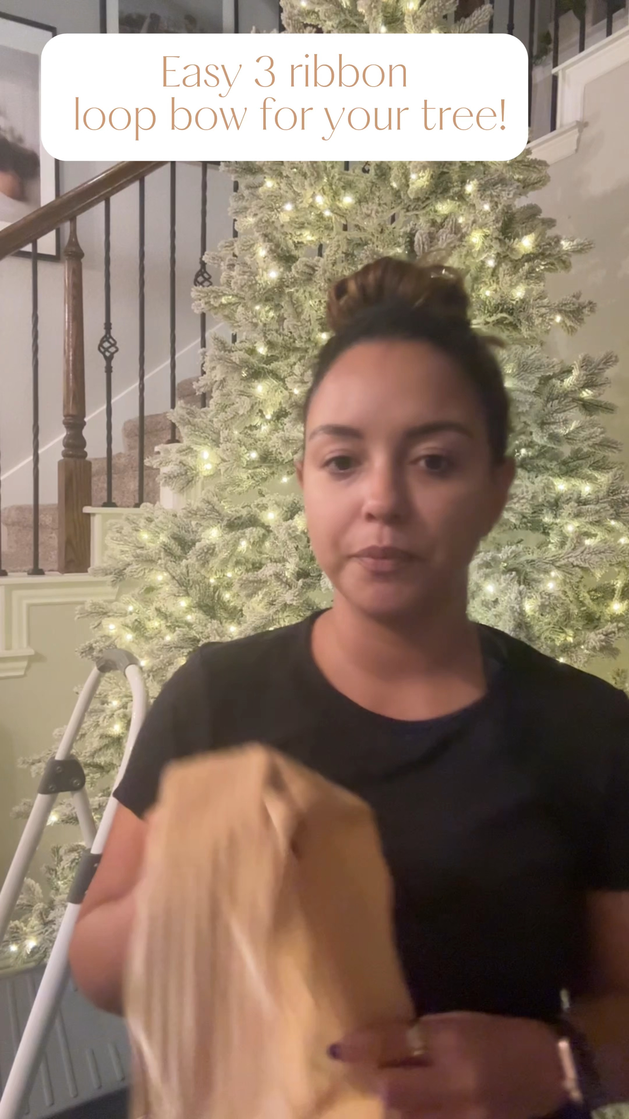 Showing you how I do my tree ribbon! So simple! 

#LTKHome #LTKHoliday