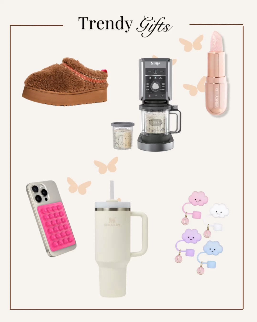 Looking for the perfect gifts that are so on trend this season? Check out my ultimate trendy gift guide! From the must-have Stanley tumbler and cozy Uggs to the game-changing Ninja Creami, I’ve got all the essentials covered. Whether you’re shopping for friends, family, or yourself, these picks are sure to be a hit! 🎁✨

#LTKGiftGuide #LTKHoliday #LTKVideo