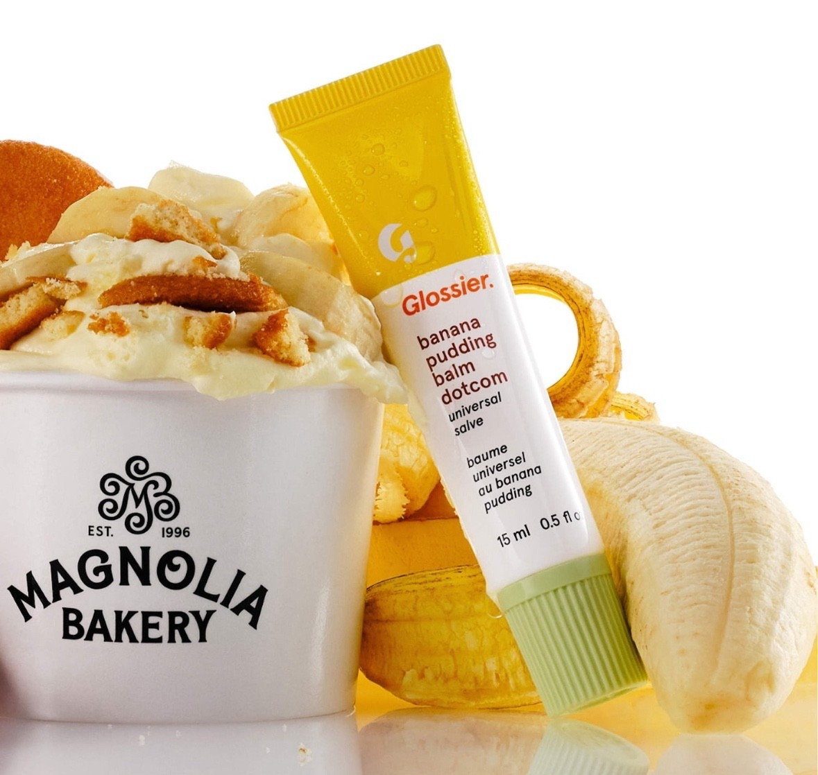 Collaboration Alert!! Magnolia Bakery X Glossier
Magnolia Bakery’s famous yummy banana pudding in the form of a lip gloss  

#LTKFindsUnder50 #LTKStyleTip #LTKBeauty