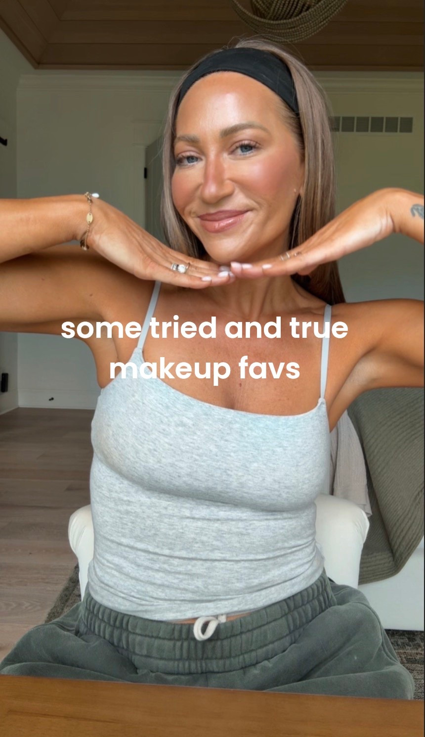 #ltkbeauty #sephora #makeupover40 

Charlotte Tilbury skin tint shade 7
Lumi skin tint mix shades 100 and 300
Makeup by Mario shade medium
Mac blush is ginger luck
Patrick Ta “she’s blushing”
Merit eye shadow “midcentury”
Tower 28 gloss “almond”
mac liner “burgundy”