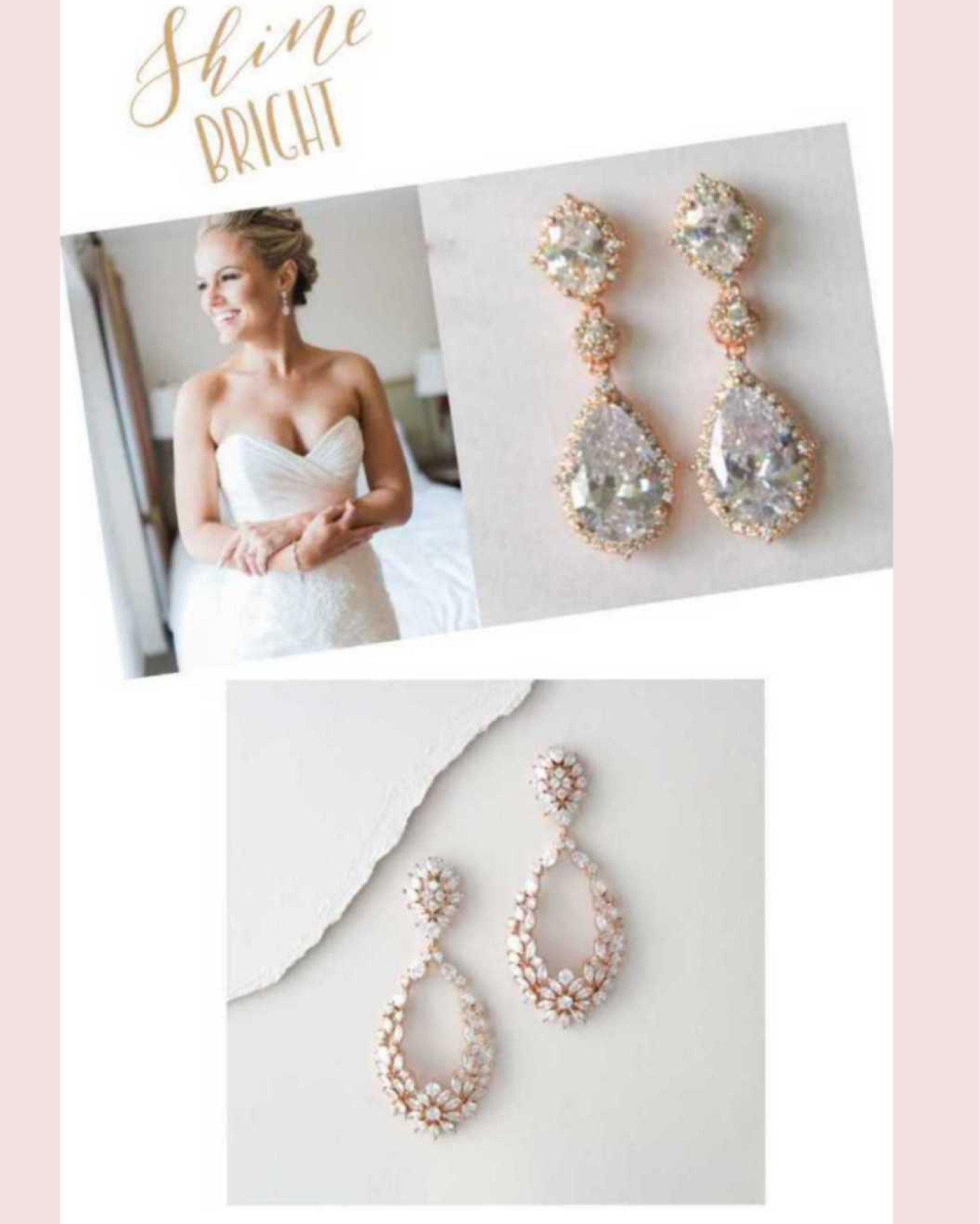 Beautiful options on Etsy for wedding earrings.

Wedding earrings. Bridal earrings. Crystal earrings. Gold earrings. Bride earring. Wedding accessories. Bridal accessories. 

#LTKwedding #LTKstyletip

#LTKSeasonal #LTKParties #LTKFindsUnder100