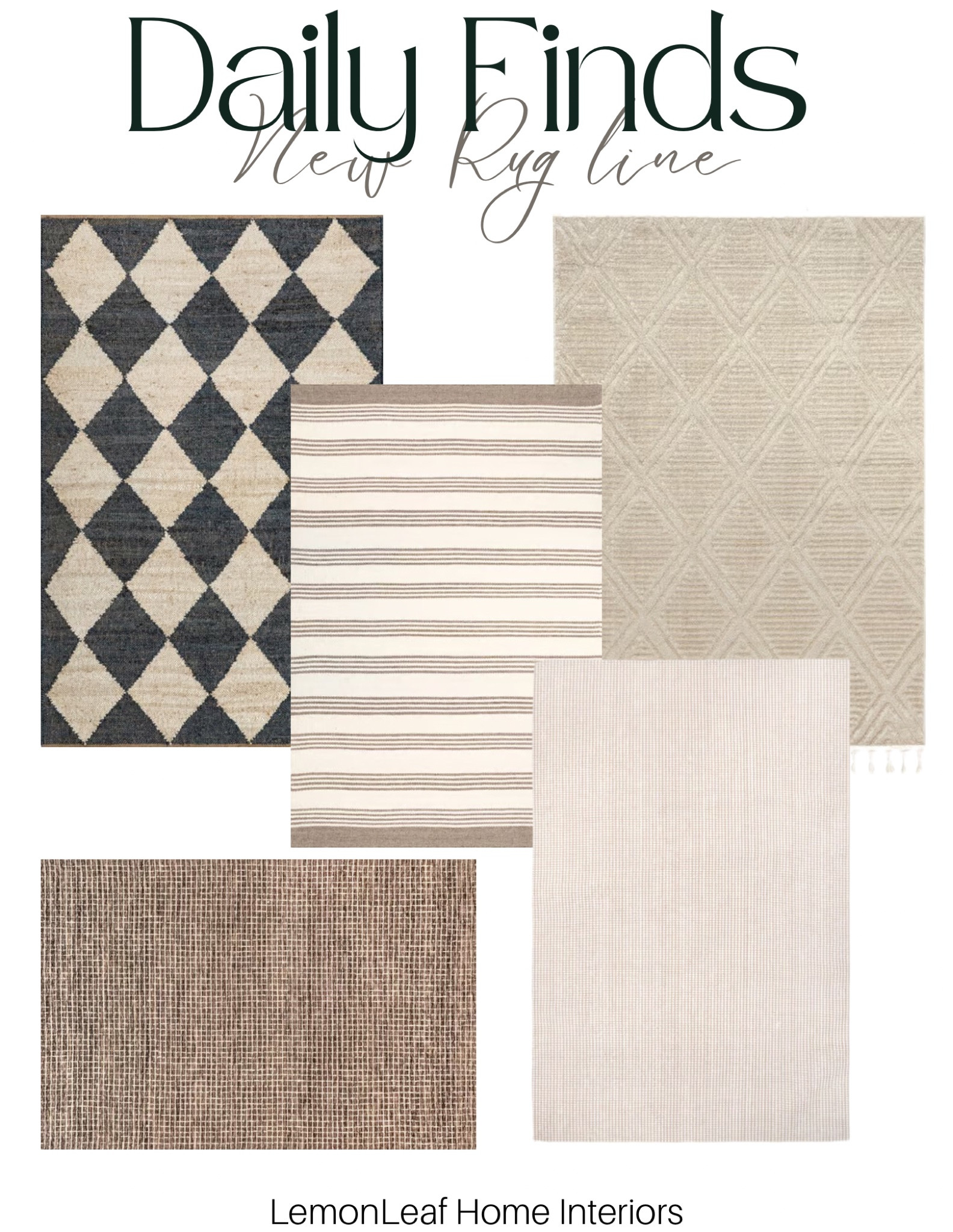 New line of rugs from Rugs USA. Gorgeous neutrals with lots of texture

Area rigs
Neutral home furnishings 



#LTKstyletip #LTKsalealert #LTKhome