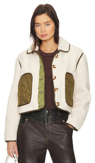 Teddy Coat in Cloud Forest | Revolve Clothing (Global)