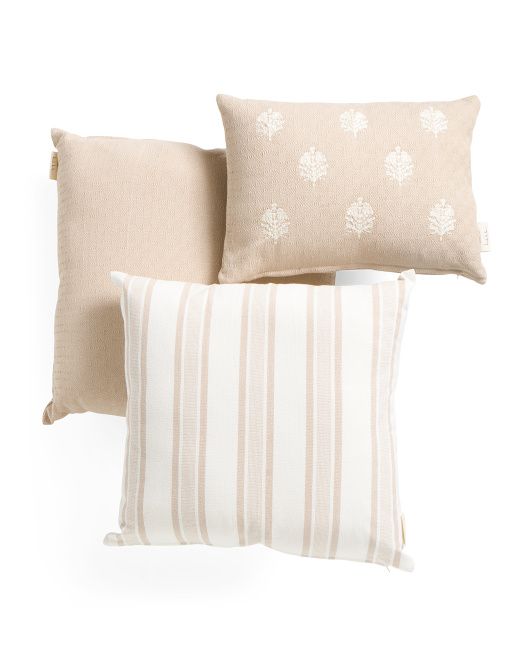 3pc Textured Pillow Set | TJ Maxx