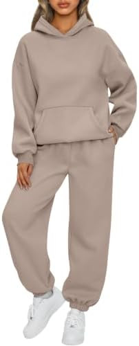 AUTOMET Womens 2 Piece Lounge Sweat Sets Fall Fashion Matching Sweatsuits | Amazon (US)