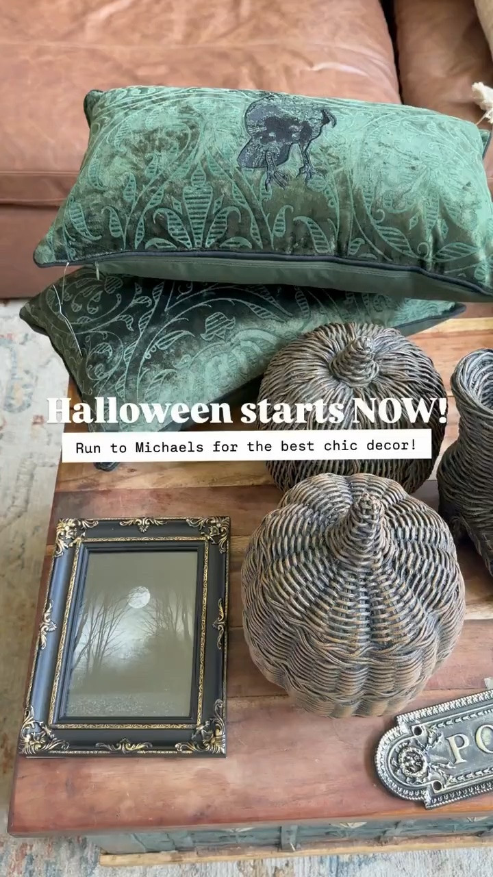My Michaels Halloween haul is here! 🎃🖤I found so many good pieces from the Hallowed Halls + Conjuring Nightfall collections, and I can't wait to see how they come together in my great room. It Halloween starts NOW! 🕷️Shop Now at @michaelsstores #makeitwithmichaels #michaelspartner

#LTKHome #LTKSeasonal #LTKmomlife