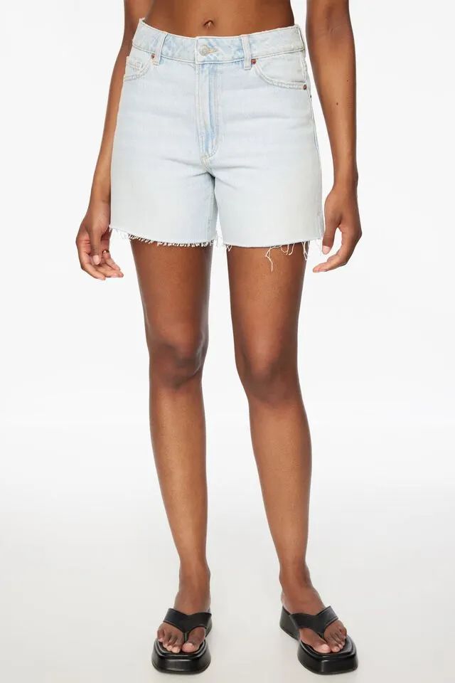 Gabi Mid Thigh Jean Shorts | Dynamite Clothing