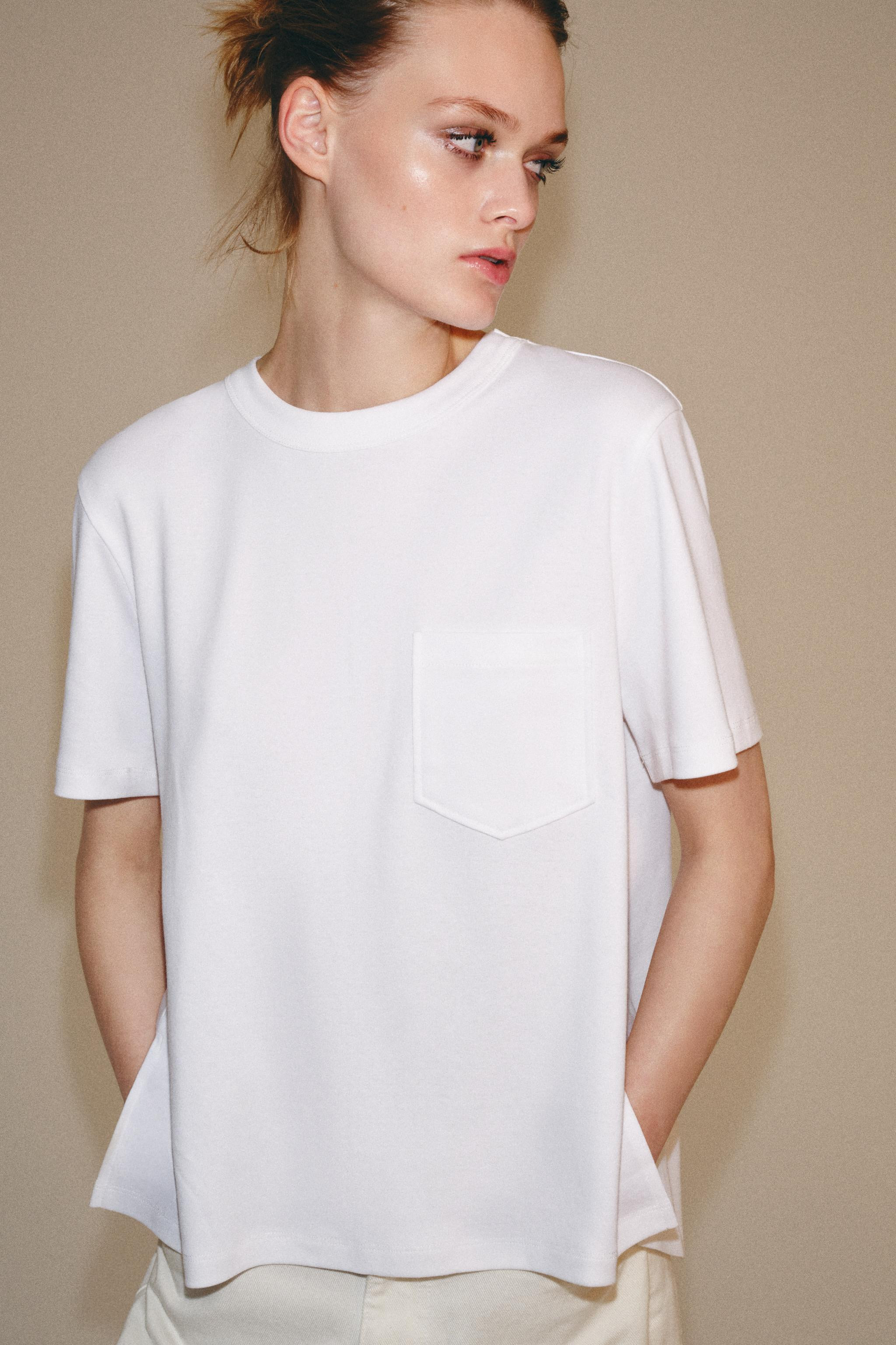 INTERLOCK POCKET T-SHIRT | Zara US