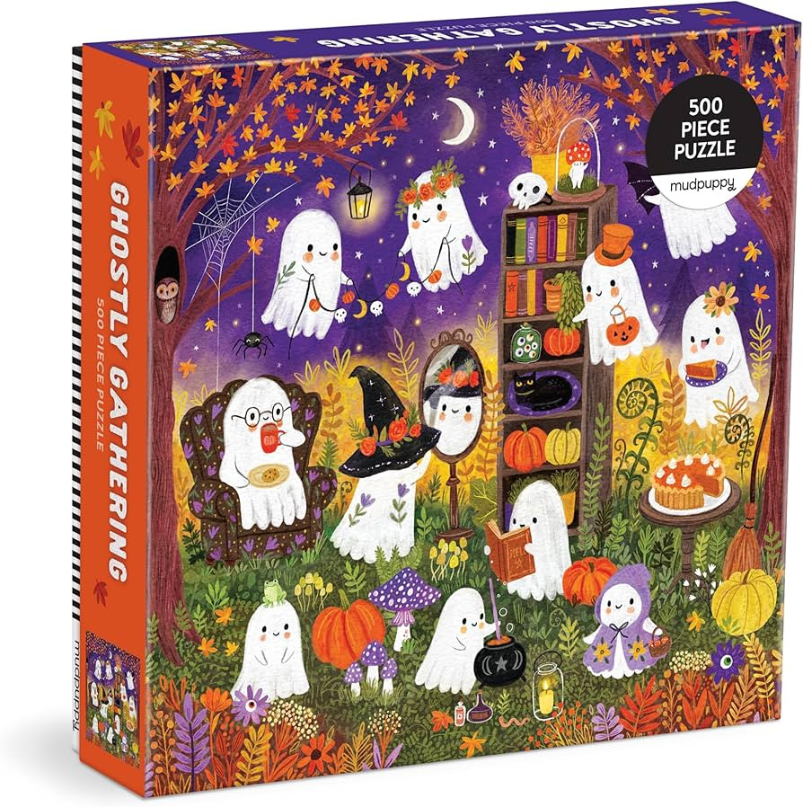Mudpuppy - Ghostly Gathering 500 Piece Jigsaw Puzzle | Amazon (US)