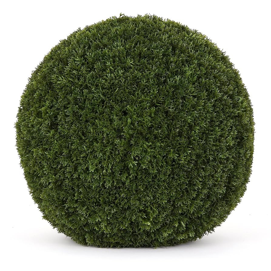 3rd Street Inn XXL Cypress Topiary Ball - Artificial Plant Set - Indoor/Outdoor Wedding Party Dec... | Amazon (US)